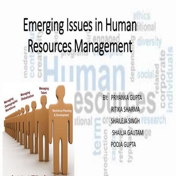 Emerging issues in shrm