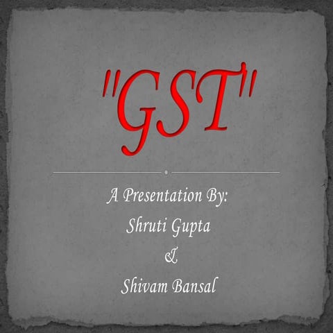 GSTShruti