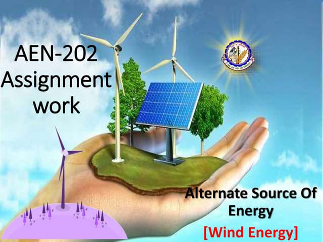  Wind energy