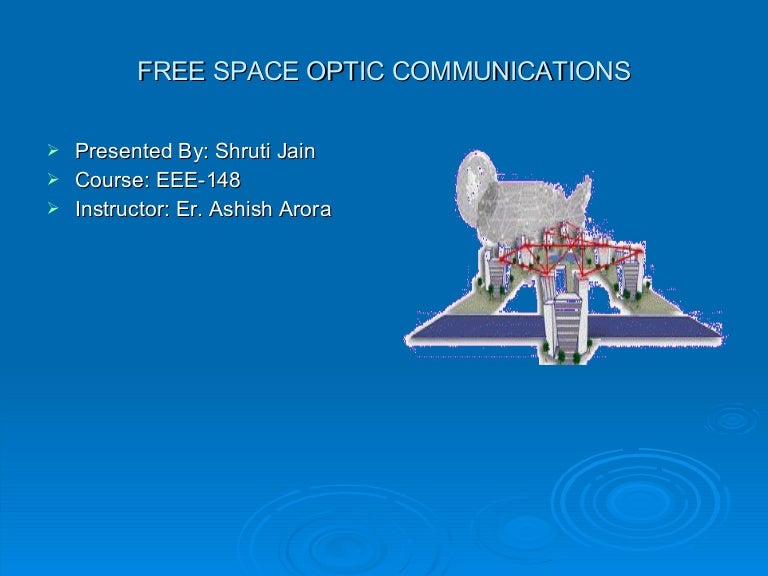 Free space optics communication