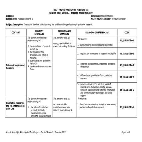 Curriculum Guide FOR PRACTICAL RESEARCH 1.docx