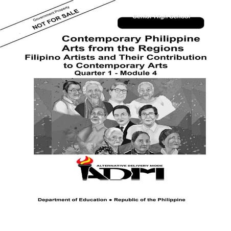 1st Quarter MODULE 1 on CONTEMPORARY PHILIPPINE ARTS from the REGIONS ...