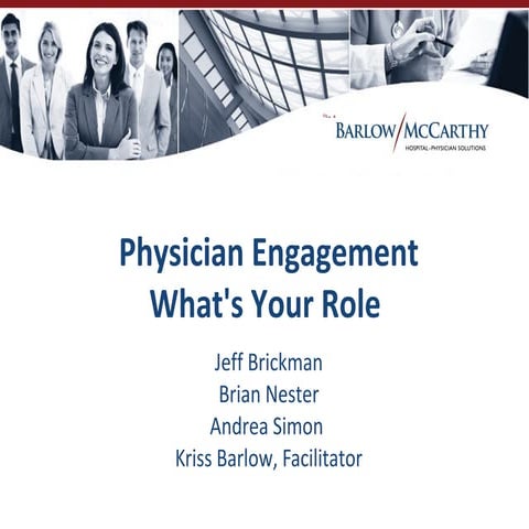 SHSMD Physician Engagement