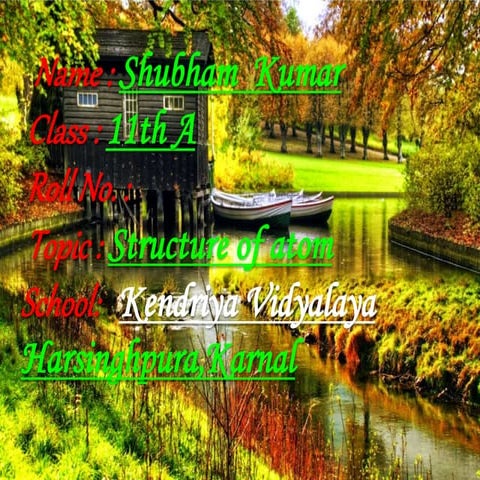 Shubham kumar{11th a}