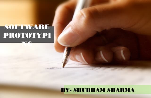 Software Prototyping