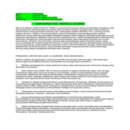 SIM 14, SHUFI NOOR, PROF. Dr. HAPZI ALI CMA, PENGENALAN E-LEARNING, UNIVERSITAS MERCU BUANA, 2017