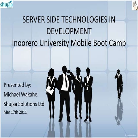 Server Side Technologies in Mobile Development
