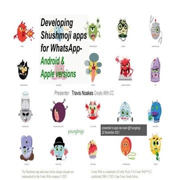 Shushmoji app for Younglings developers 2021