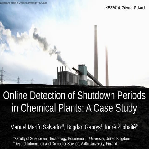 Online Detection of Shutdown Periods in Chemical Plants: A Case Study