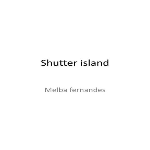 Shutter island