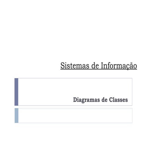 Si  diagrama de classes