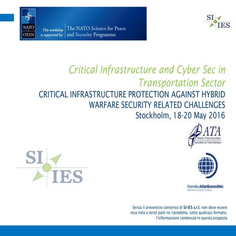 Critical Infrastructure and Cyber Sec in Transportation Sector