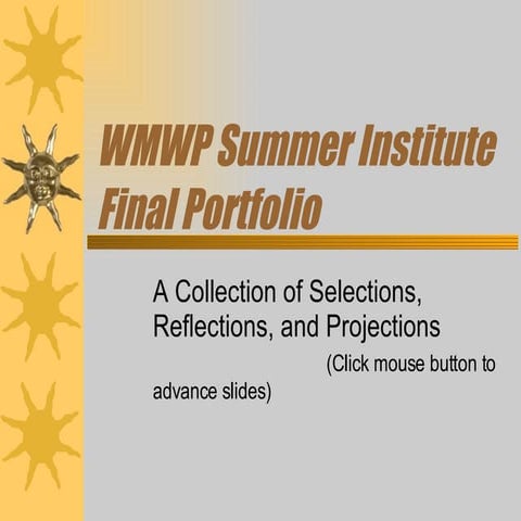 WMWP Summer Institute Portfolio