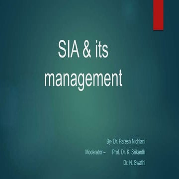 Sia and its management