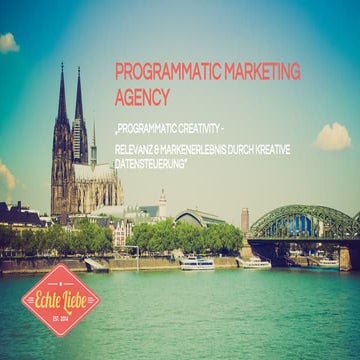 Siamac Alexander Rahnavard (Echte Liebe) Programmatic Creativity - Programmat...