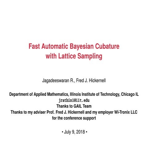 SIAM - Minisymposium on Guaranteed numerical algorithms