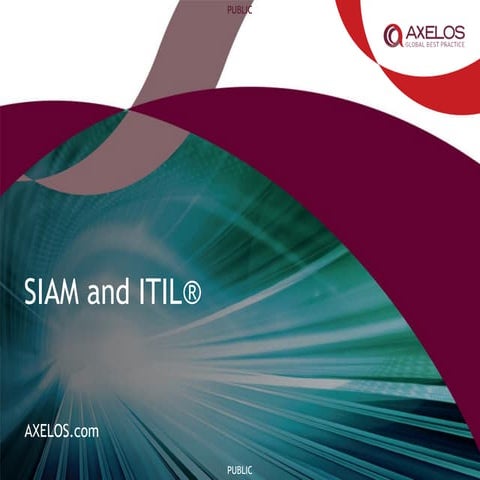 SIAM and ITIL® - AXELOS Webinar