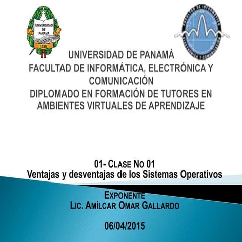 Ventajas y desventajas de los S.O.