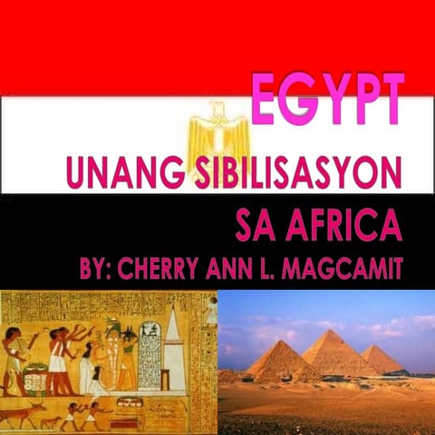 Sibilisasyon ng egypt
