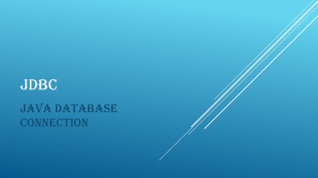 jdbc