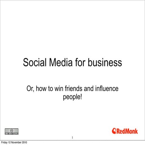 Social Media for business