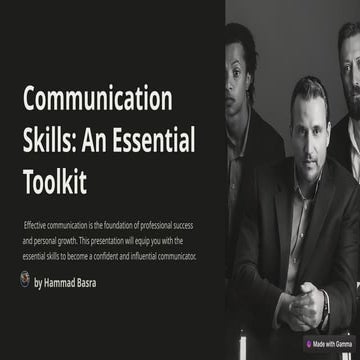 communication skills to enhace your life
