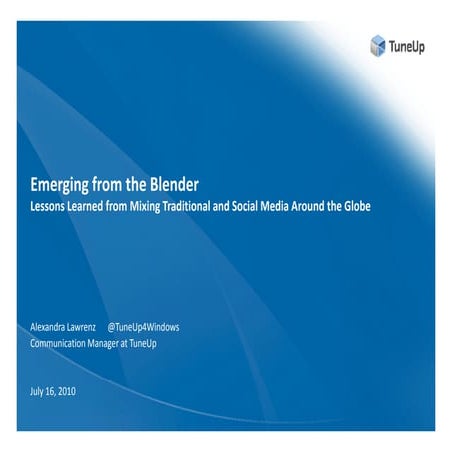 Emerging From The Blender   Alexandra Lawrenz