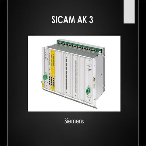 SICAM AK 3 automation