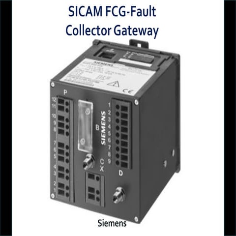 SICAM FCG-Fault Collector Gateway