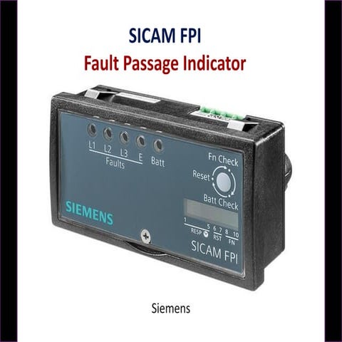 SICAM FPI - Fault Passage Indicator