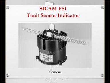SICAM FSI – Fault Sensor Indicator