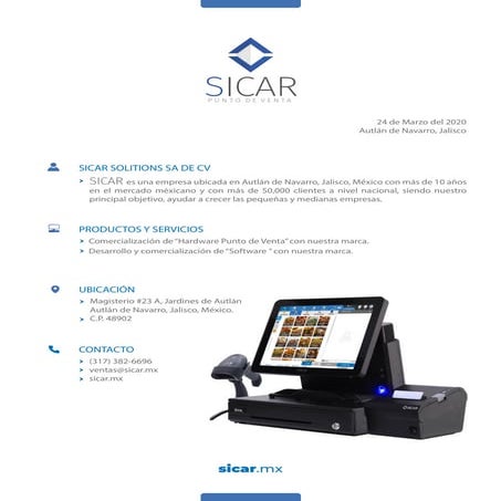 SICAR Solutions SA de CV - SICAR.MX