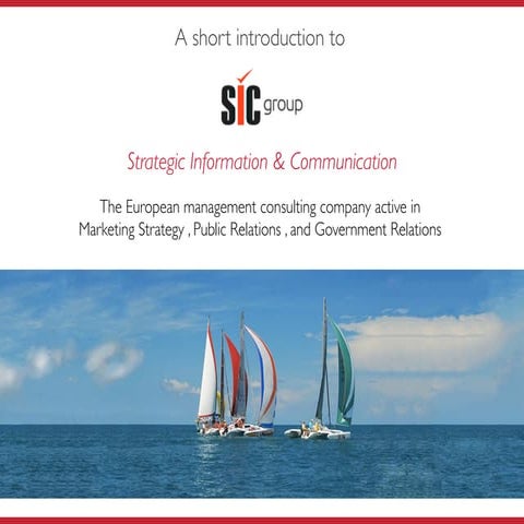  Sic Group Presentation, Sic Group Company Profile