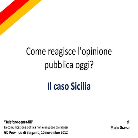 Le elezioni regionali in Sicilia