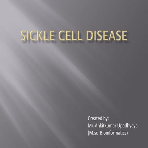 Sickle cell anemia disease