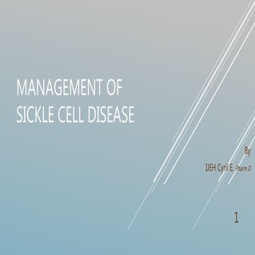 Sickle cell disease