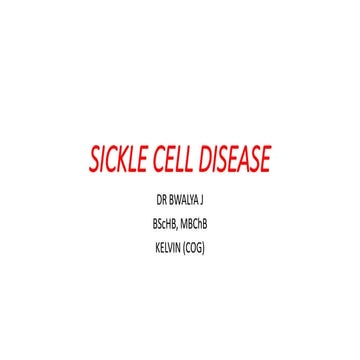 Sickle cell disease