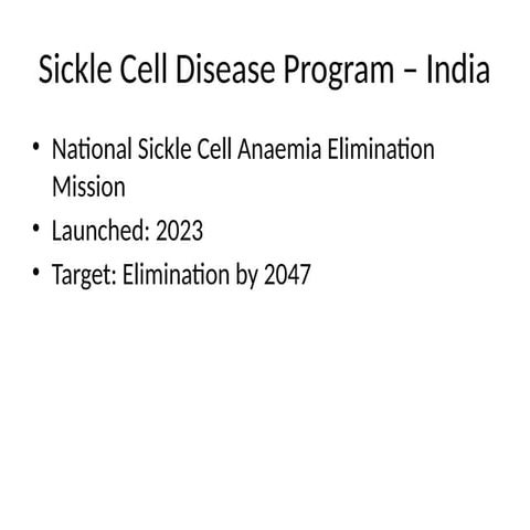 Sickle_Cell_Disease_Program_India.pptx.. | PPTX