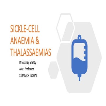 Sickle cell Anemia & thalassemia | PPTX