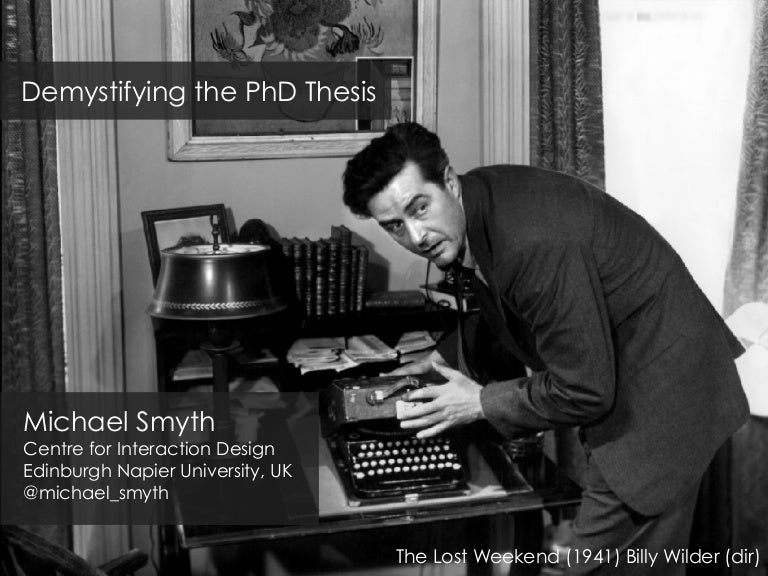 Demystifying the dissertation proposal