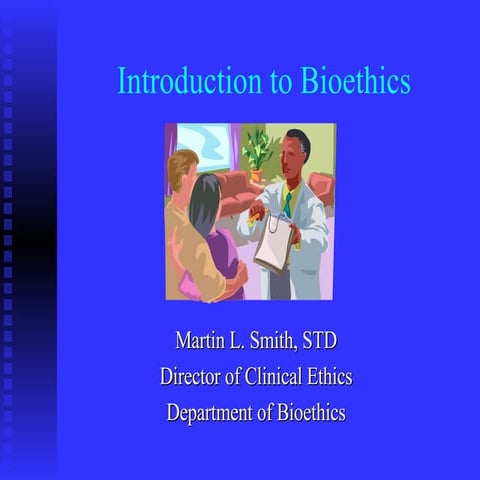 Sicu Intro Bioethics