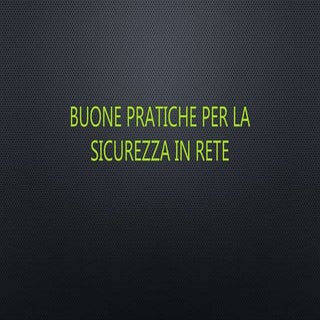 Basi per la sicurezza in rete