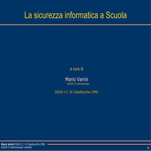 Sicurezza informatica