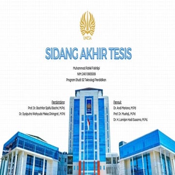 (TESIS) Contoh BAB 1 & 2 & 3 Tesis (S2/Magister) Terbaru | PDF