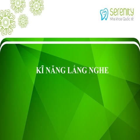 Kỹ năng lắng nghe