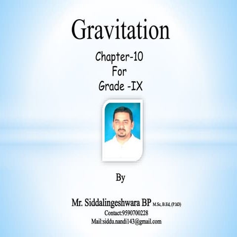 Chapter-10, Gravitation 