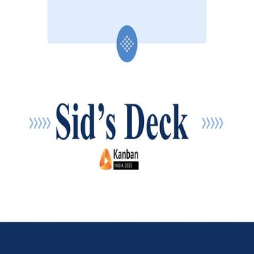 Kanban India 2025 | Siddharth Chauhan | From Code to Flow: SOLID Thinking in ...