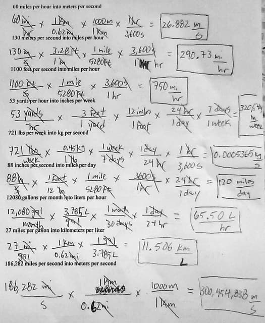 unit conversion worksheet unit conversion worksheet answers