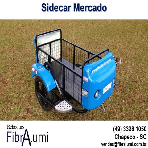 Sidecar Mercado, Carretinha para Moto