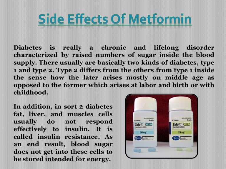 Side effects of metformin